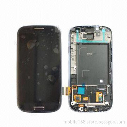 Mobile Phone LCD Screens for Samsung Galaxy S3 SIII i9300/Touch Screen Digitizer/Frame Assembly Blue